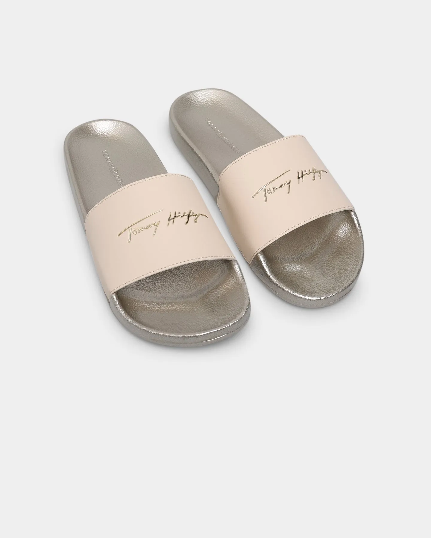 Tommy Jeans Women's Metallic Pool Slides Light Gold sold by Culture Kings