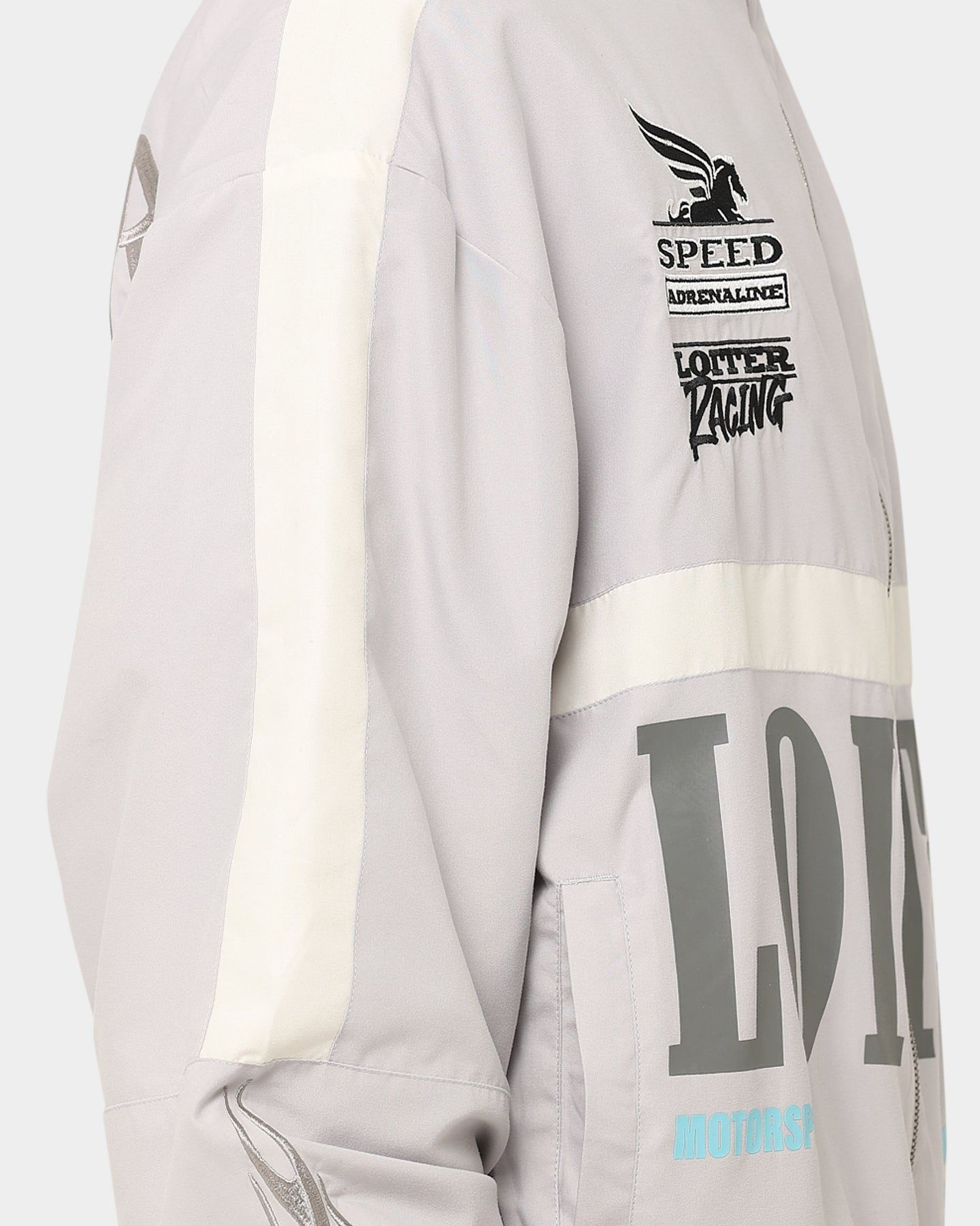 Loiter Speedway Windbreaker Jacket Grey sold by Culture Kings product image thumbnail 9