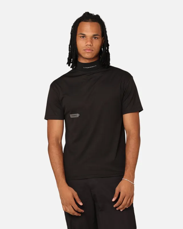 Students Golf Signature Mock Neck T-Shirt Black sold by Culture Kings