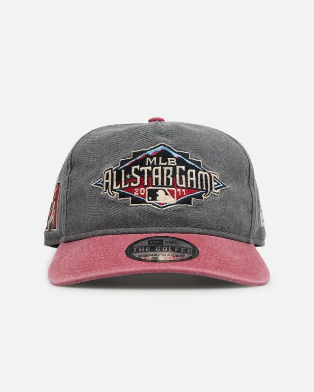New Era Arizona Diamondbacks 'Summer Injection' Pigment Dye Golfer Snapback Black sold by Culture Kings