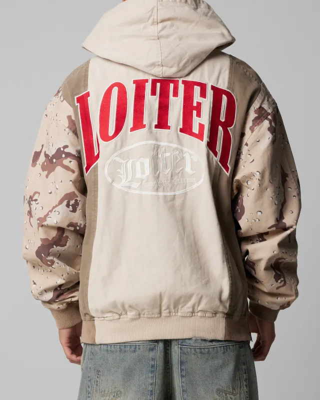 Loiter Splinter Hoodie Desert Camo sold by Culture Kings