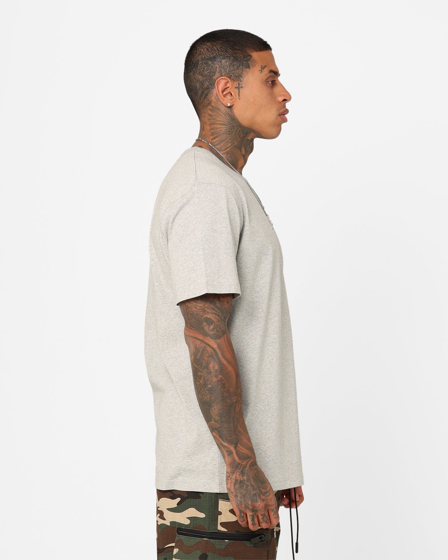 Champion Heritage Small C T-Shirt Oxford Heather sold by Culture Kings product image thumbnail 5