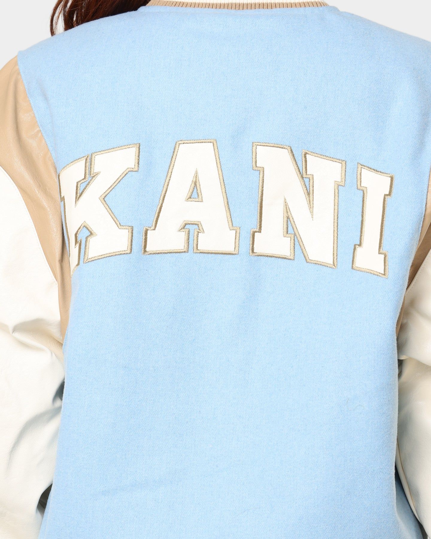 Karl Kani OG Colour Block College Jacket Light Blue sold by Culture Kings product image thumbnail 5
