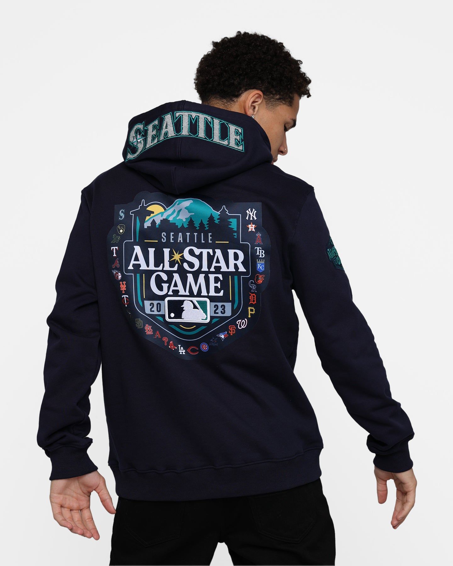 Pro Standard MLB All Star Fleece Hoodie Navy sold by Culture Kings product image thumbnail 2