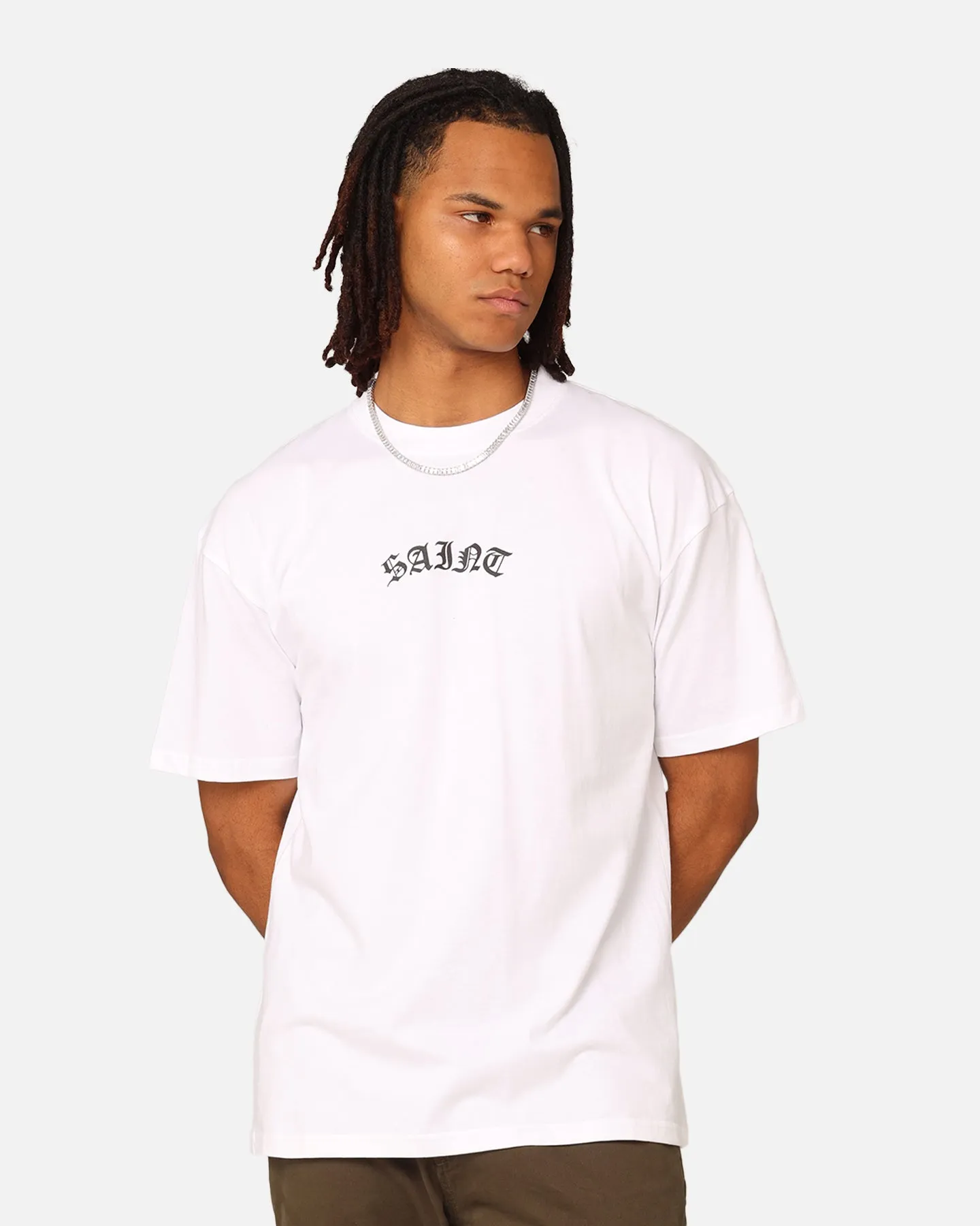 Saint Morta Day Of The Dead Drop T-Shirt White sold by Culture Kings product image thumbnail 2