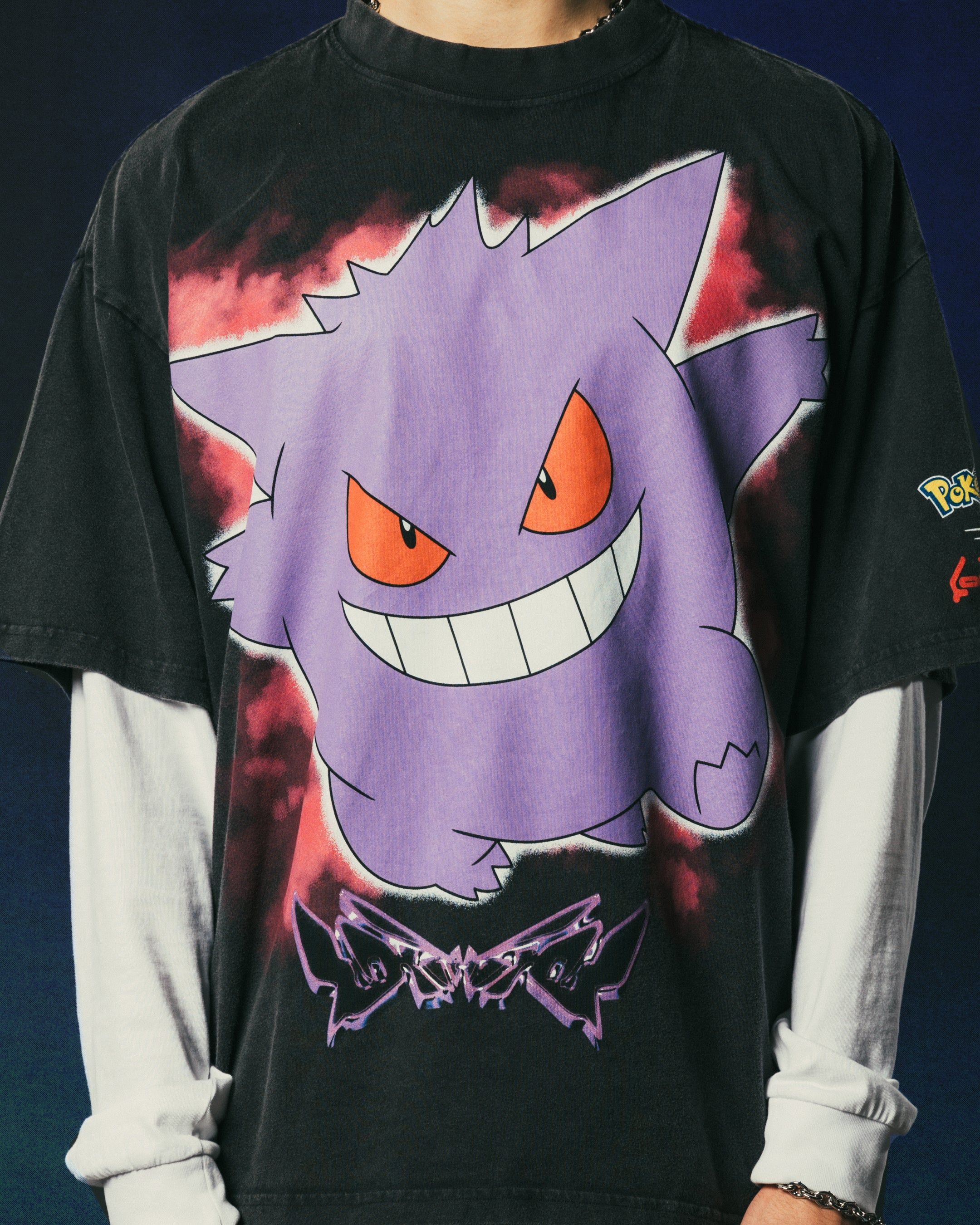 Loiter X Pokémon Gengar Premium T-Shirt Black Wash sold by Culture Kings product image thumbnail 4