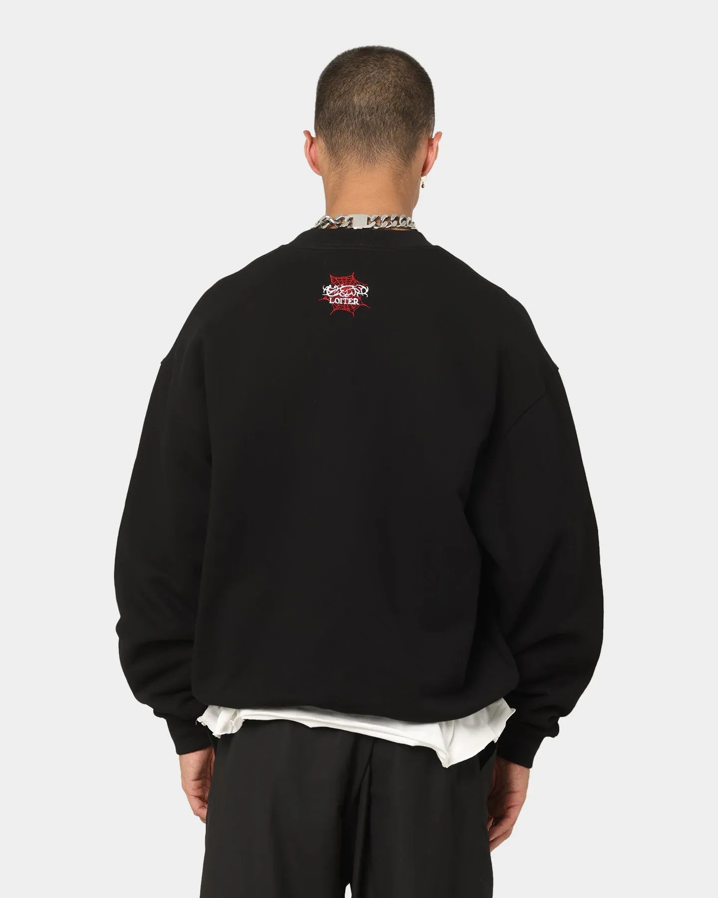 Loiter Patchwork Crewneck Black sold by Culture Kings product image thumbnail 5