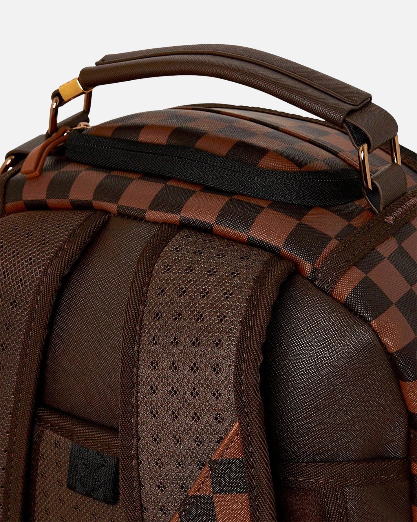 Sprayground Brown Checkered Special Ops Backpack Brown sold by Culture Kings product image thumbnail 3