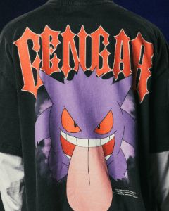 Loiter X Pokémon Gengar Premium T-Shirt Black Wash sold by Culture Kings