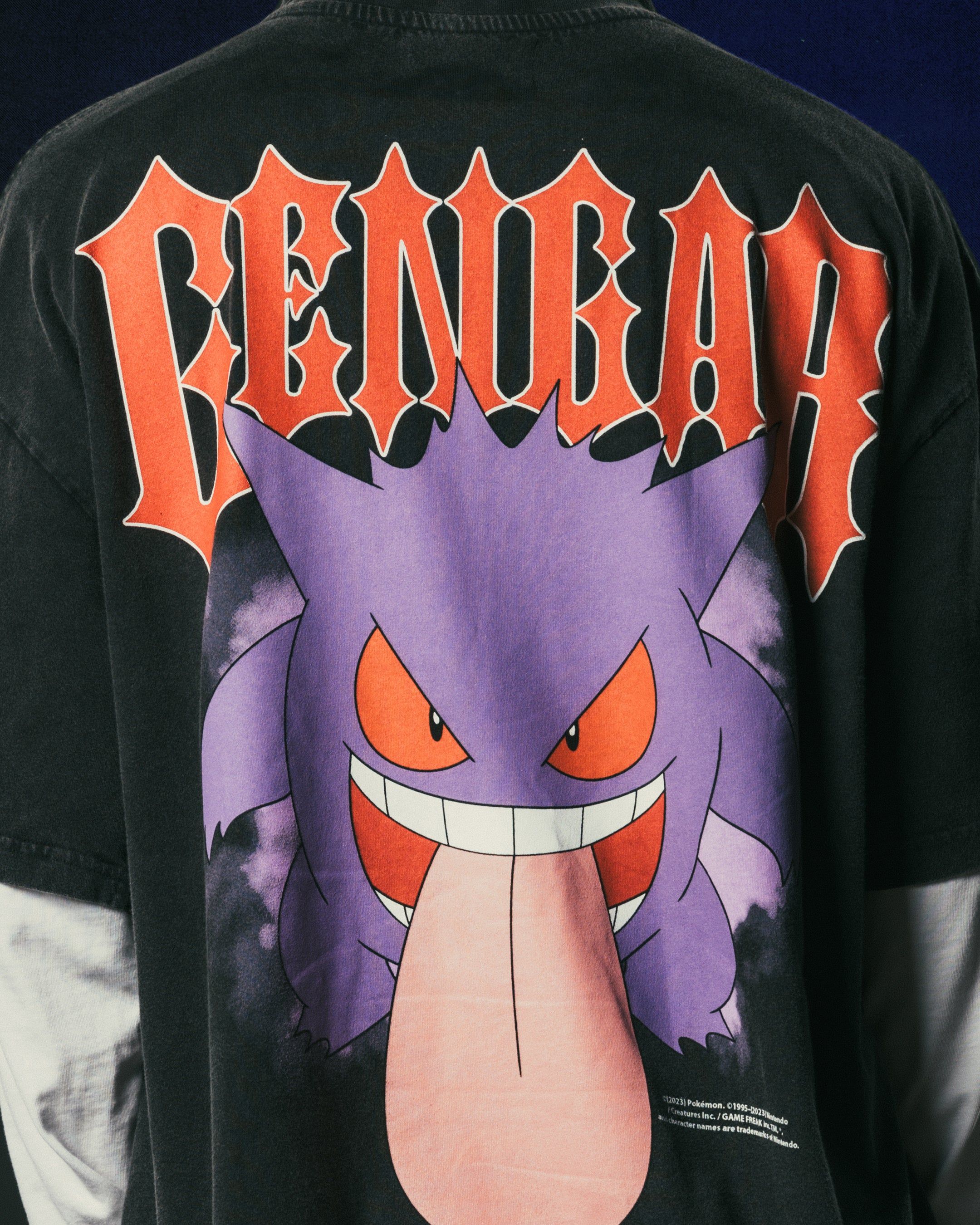 Loiter X Pokémon Gengar Premium T-Shirt Black Wash sold by Culture Kings product image thumbnail 5