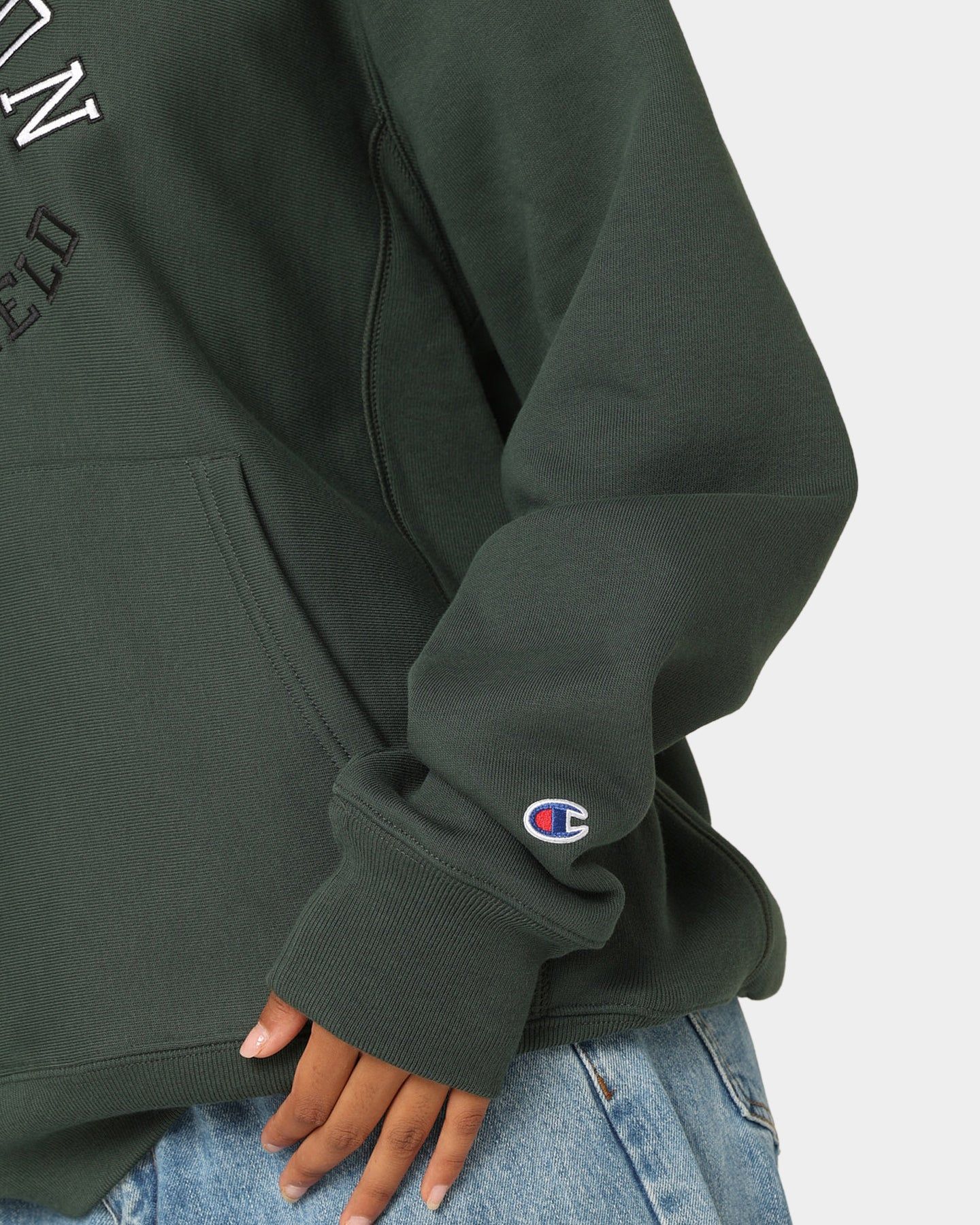 Champion Reverse Weave Track Logo Hoodie Metaphor sold by Culture Kings product image thumbnail 7