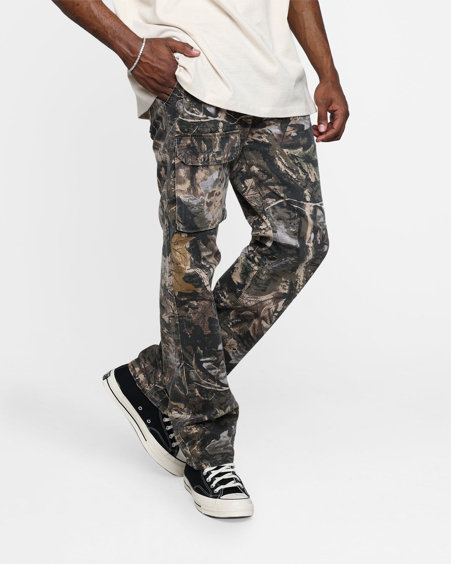 MNML V266 Camo Baggy Denim Jeans Camo sold by Culture Kings product image thumbnail 4
