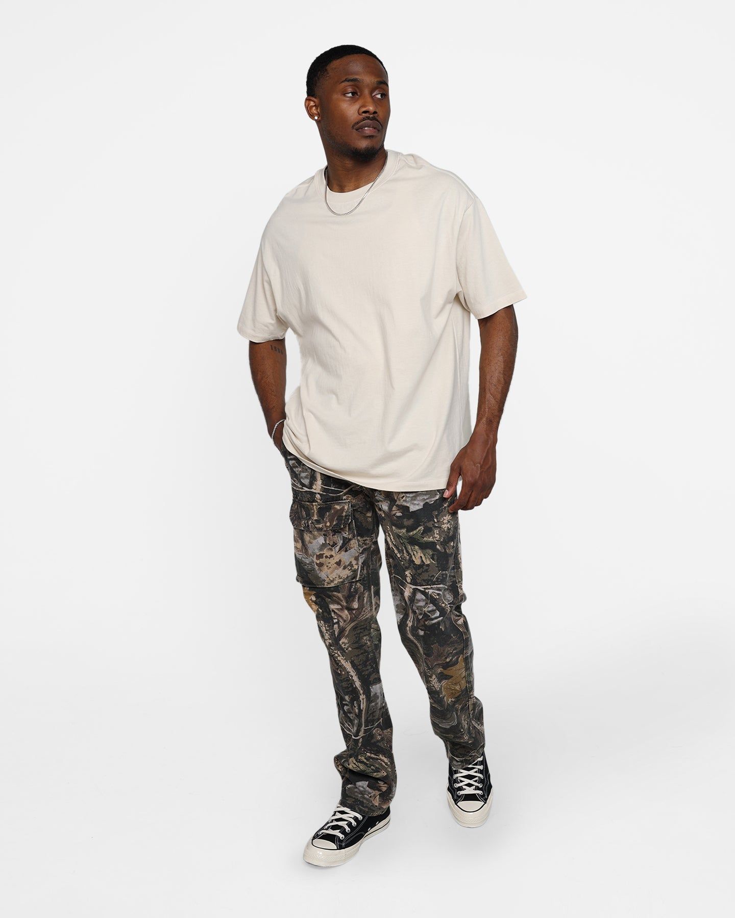 MNML V266 Camo Baggy Denim Jeans Camo sold by Culture Kings product image thumbnail 3