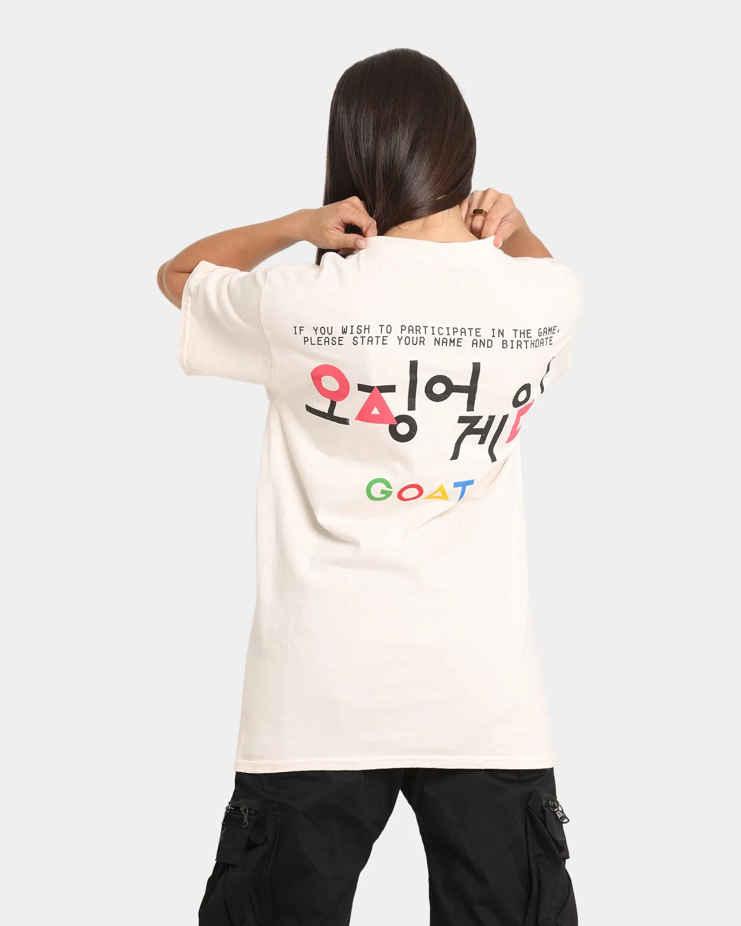 Goat Crew X Squid Game Number of Players Vintage T-Shirt Off White sold by Culture Kings product image thumbnail 4