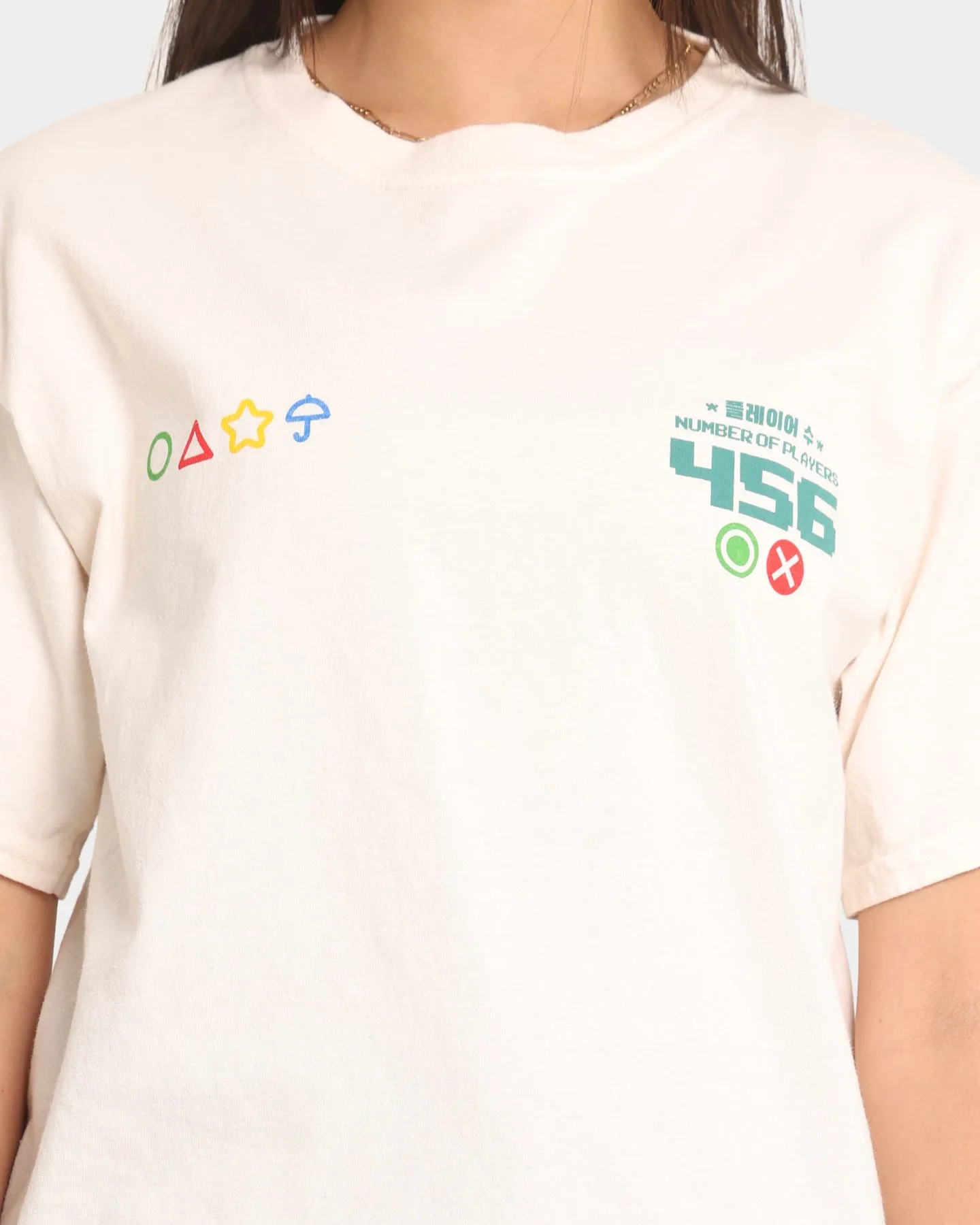 Goat Crew X Squid Game Number of Players Vintage T-Shirt Off White sold by Culture Kings product image thumbnail 3