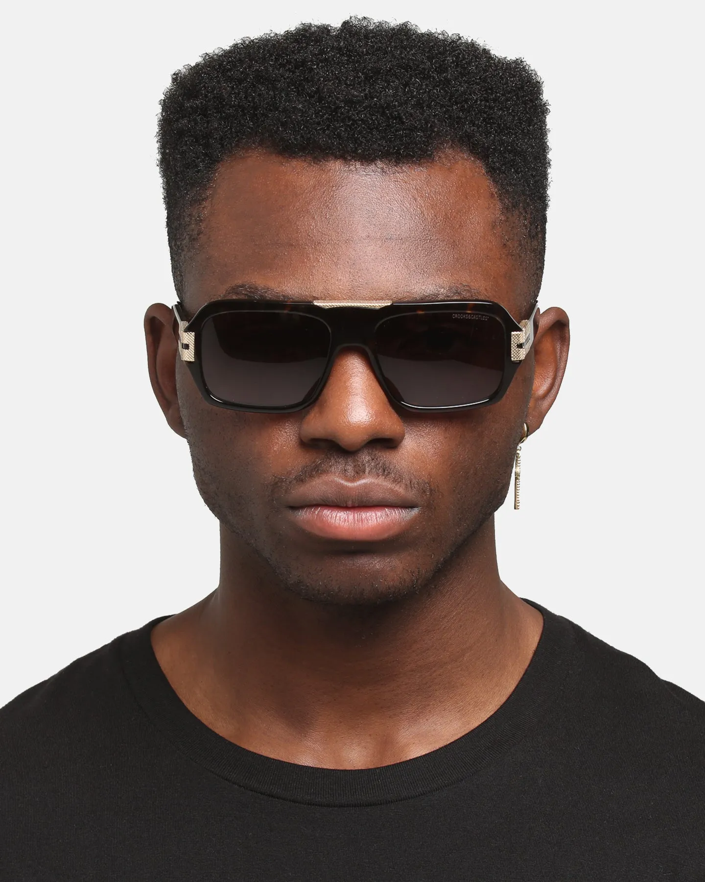 CROOKS & CASTLES CASTELLANO 2 SUNGLASS Tortoise sold by Culture Kings product image thumbnail 4