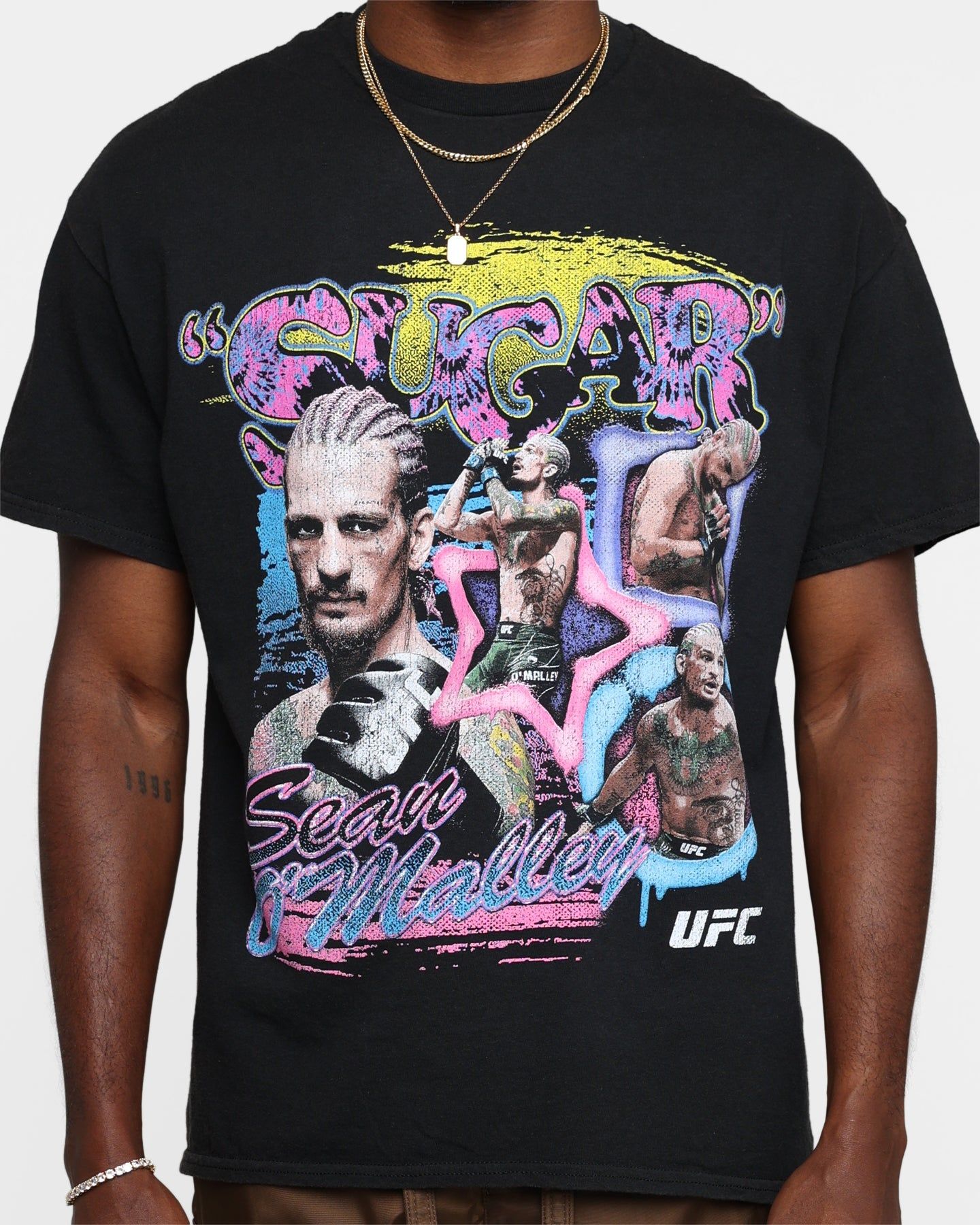 Goat Crew X UFC Sean O'Malley Sugar Spray T-Shirt Black Wash sold by Culture Kings product image thumbnail 3