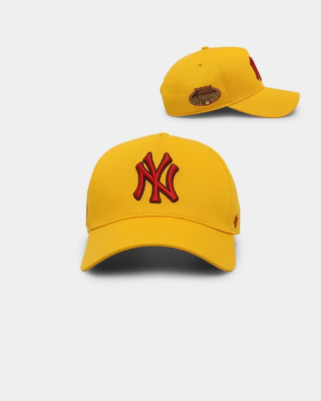 47 Brand New York Yankees 'Mustard & Ketchup' Sure Shot MVP DT Snapback Yellow/Red sold by Culture Kings