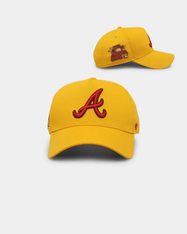 47 Brand Atlanta Braves 'Mustard & Ketchup' Sure Shot MVP DT Snapback Yellow/Red sold by Culture Kings