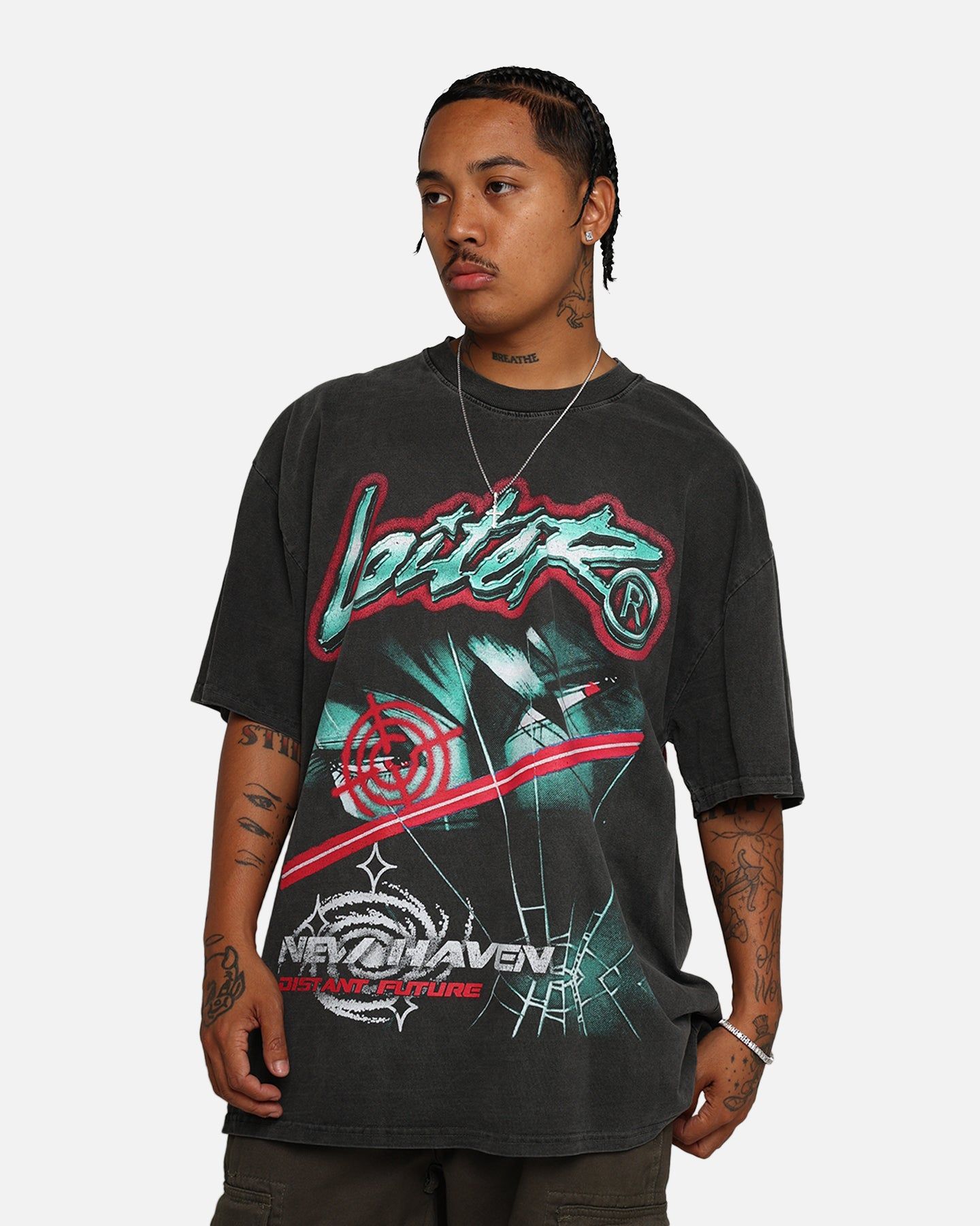 Loiter New Haven Vintage T-Shirt Black Wash sold by Culture Kings