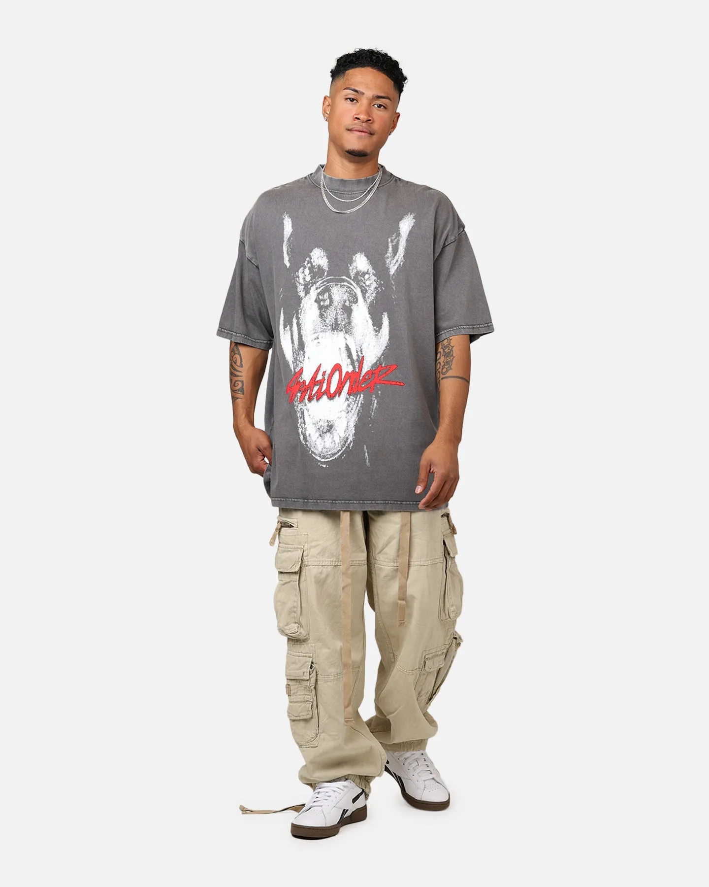The Anti Order Dog Pound T-Shirt Washed Charcoal sold by Culture Kings product image thumbnail 3