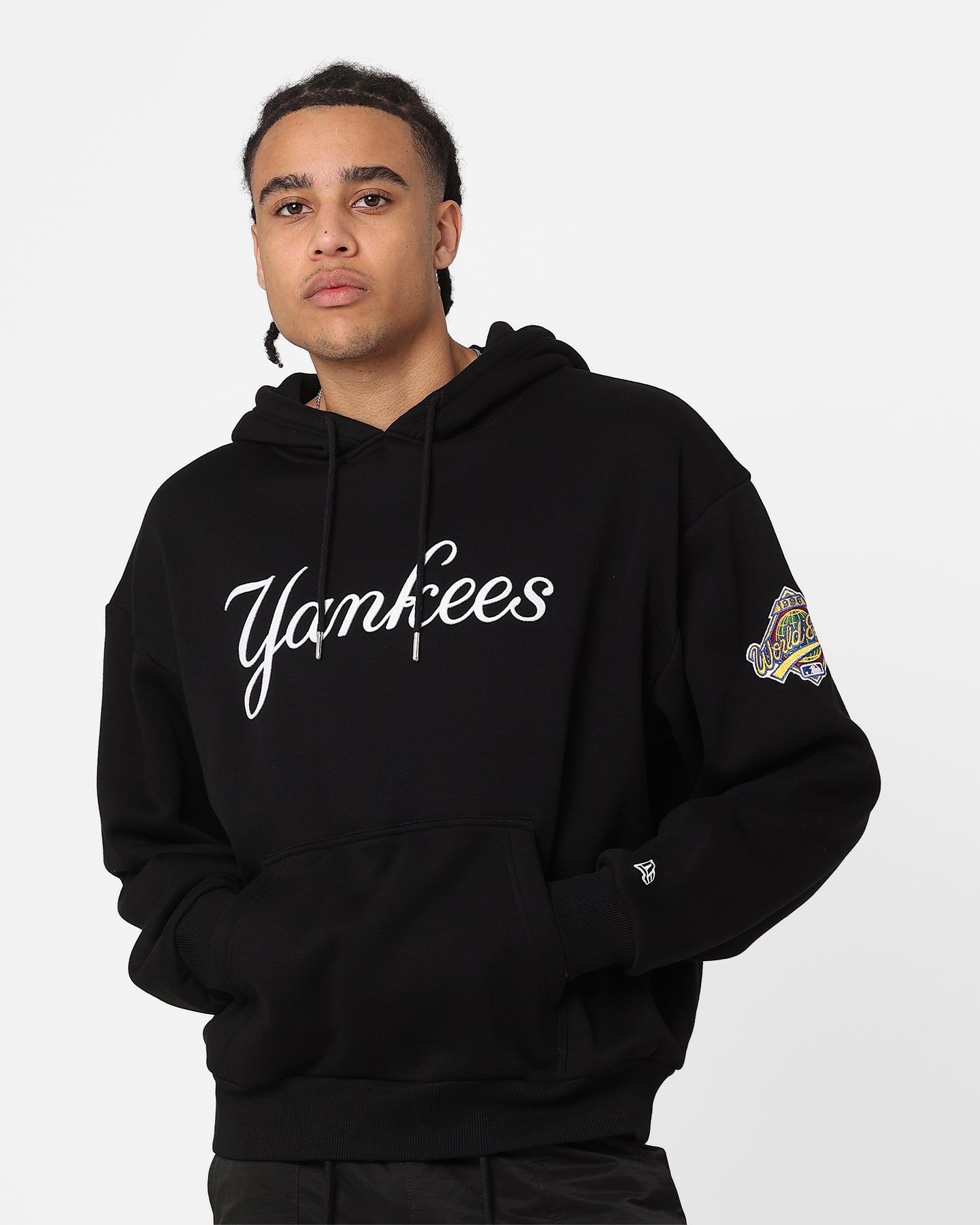 New Era New York Yankees Oversized Hoodie Black sold by Culture Kings