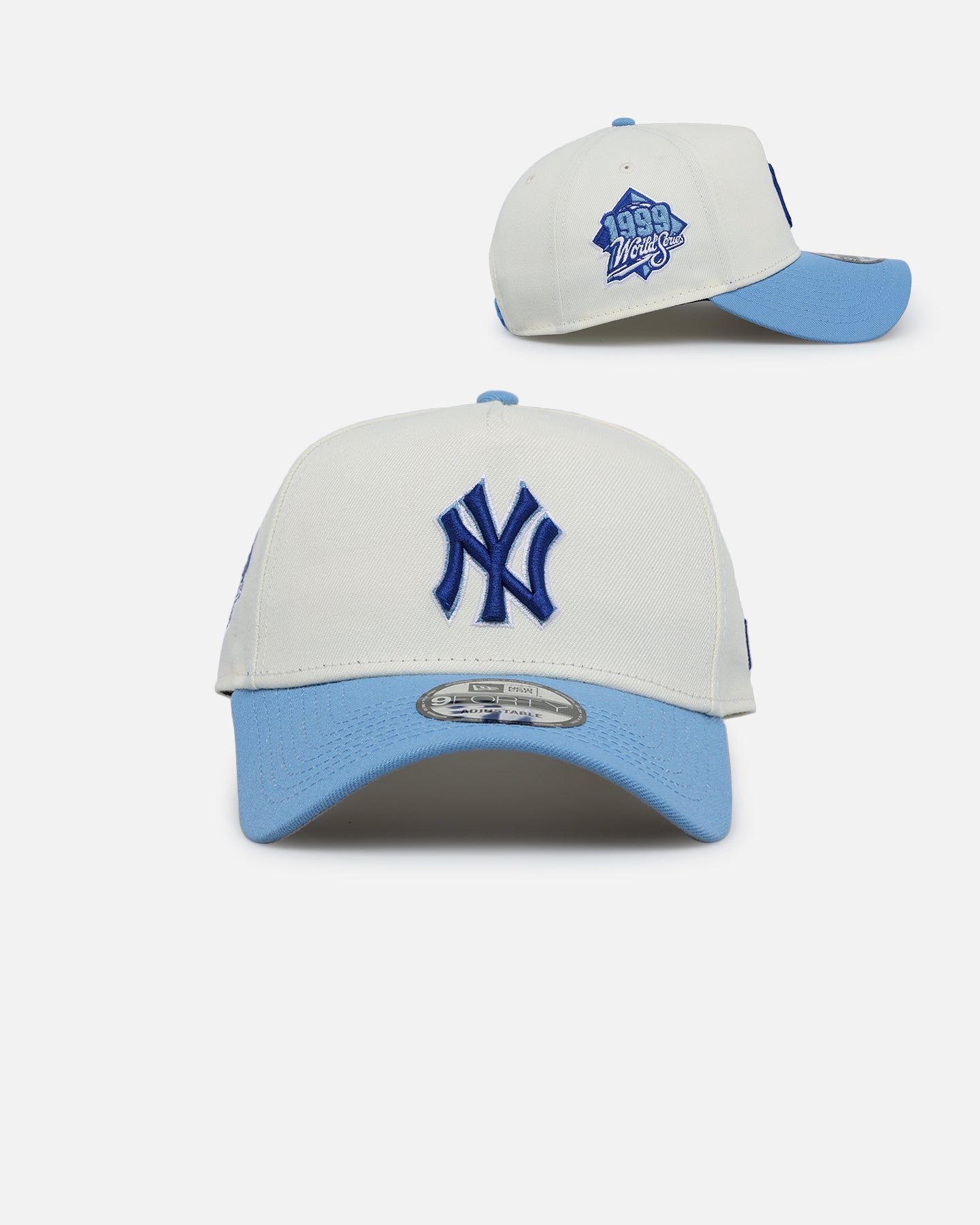 New Era New York Yankees 'Polar Breeze' 9FORTY A-Frame Snapback Chrome Sky sold by Culture Kings