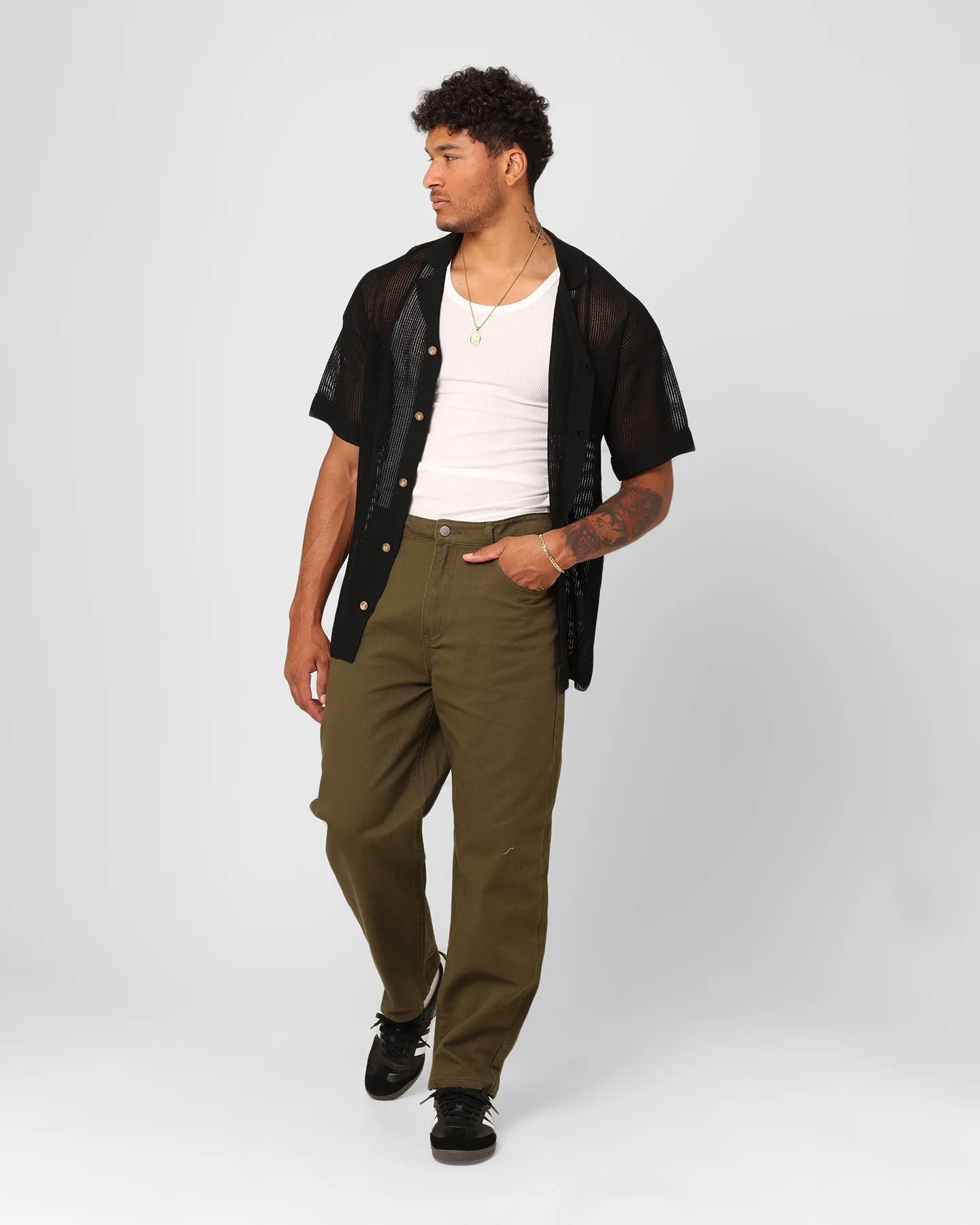 XXIII Dani Baggy Jeans Olive sold by Culture Kings product image thumbnail 2