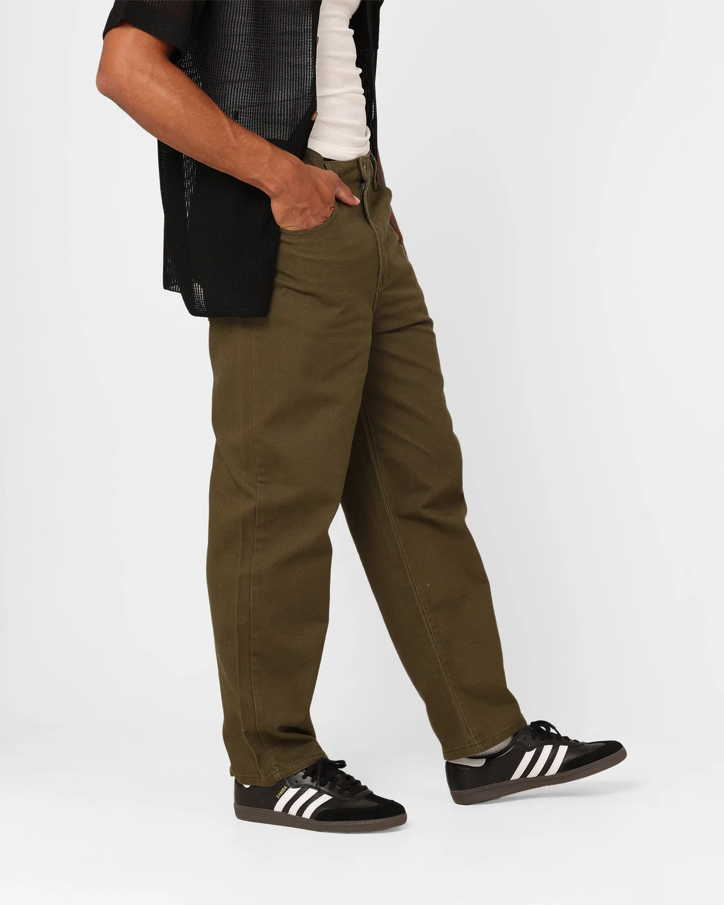 XXIII Dani Baggy Jeans Olive sold by Culture Kings product image thumbnail 5