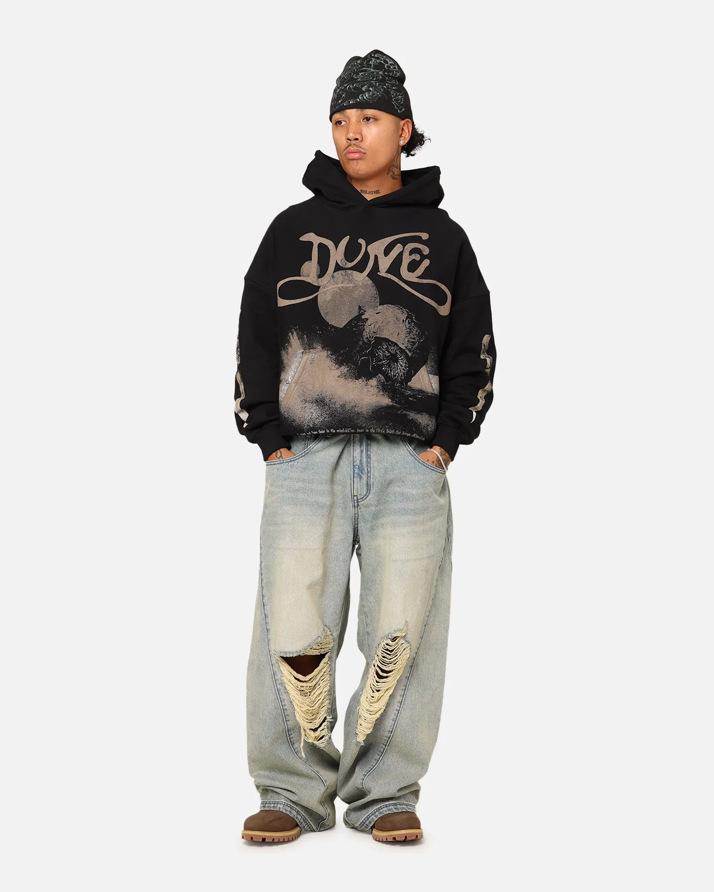 Goat Crew X Dune Heavyweight Hoodie Black sold by Culture Kings product image thumbnail 2