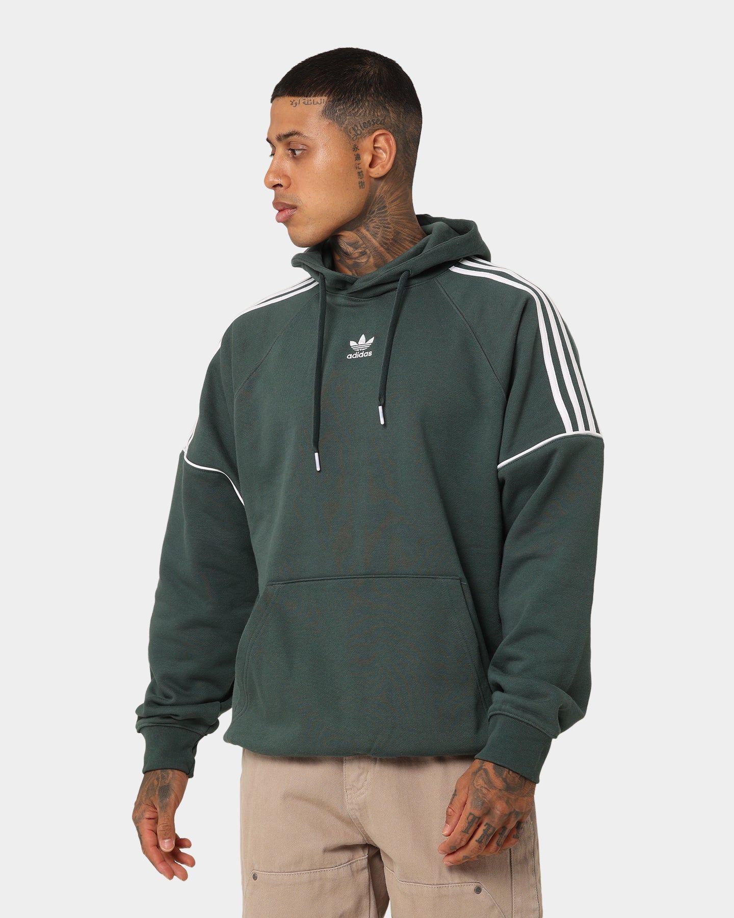 Adidas Essential Hoodie Mineral Green sold by Culture Kings