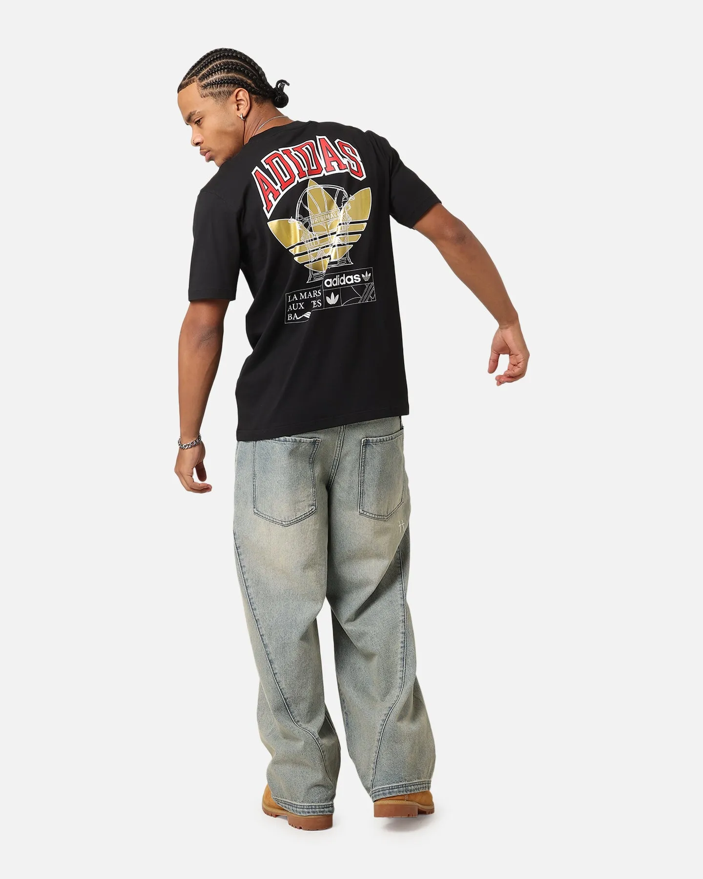 Adidas VRCT 2 T-Shirt Black sold by Culture Kings product image thumbnail 3