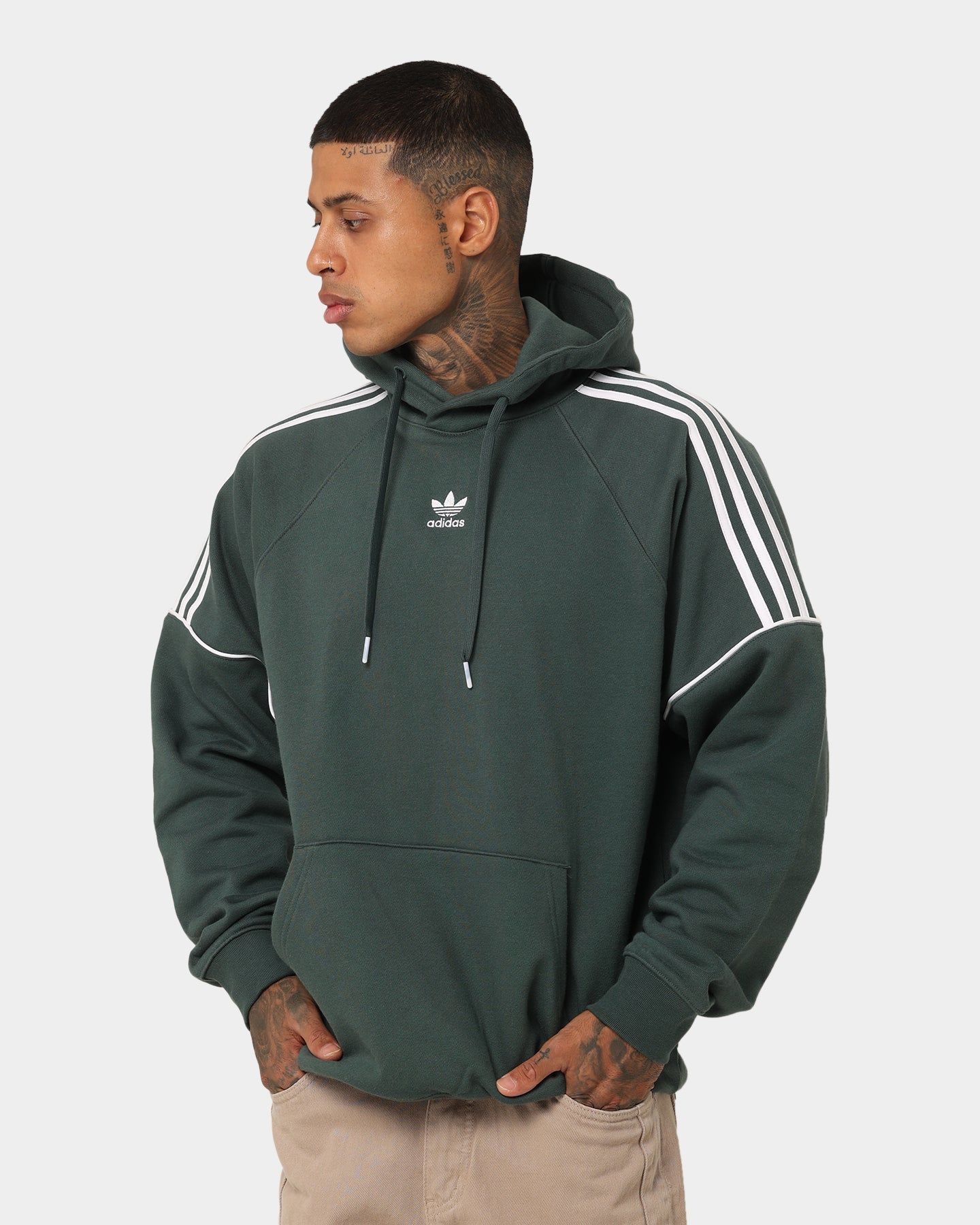 Adidas Essential Hoodie Mineral Green sold by Culture Kings product image thumbnail 6
