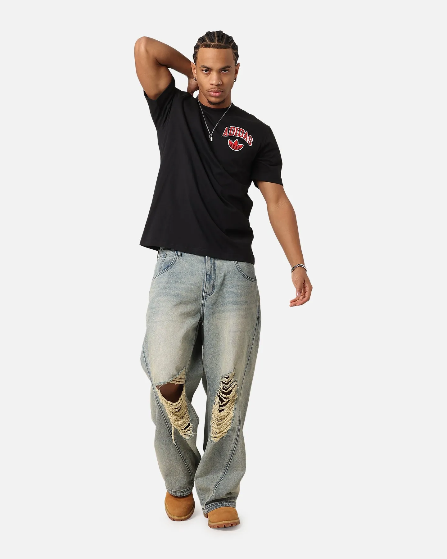 Adidas VRCT 2 T-Shirt Black sold by Culture Kings product image thumbnail 4