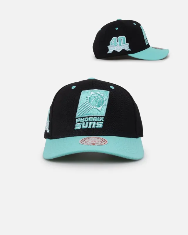 Mitchell & Ness Phoenix Suns "Ice Blue" Script Origin Snapback Black/Ice Blue sold by Culture Kings