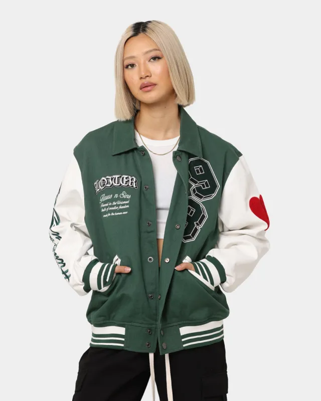 Loiter Human Varsity Jacket Green sold by Culture Kings