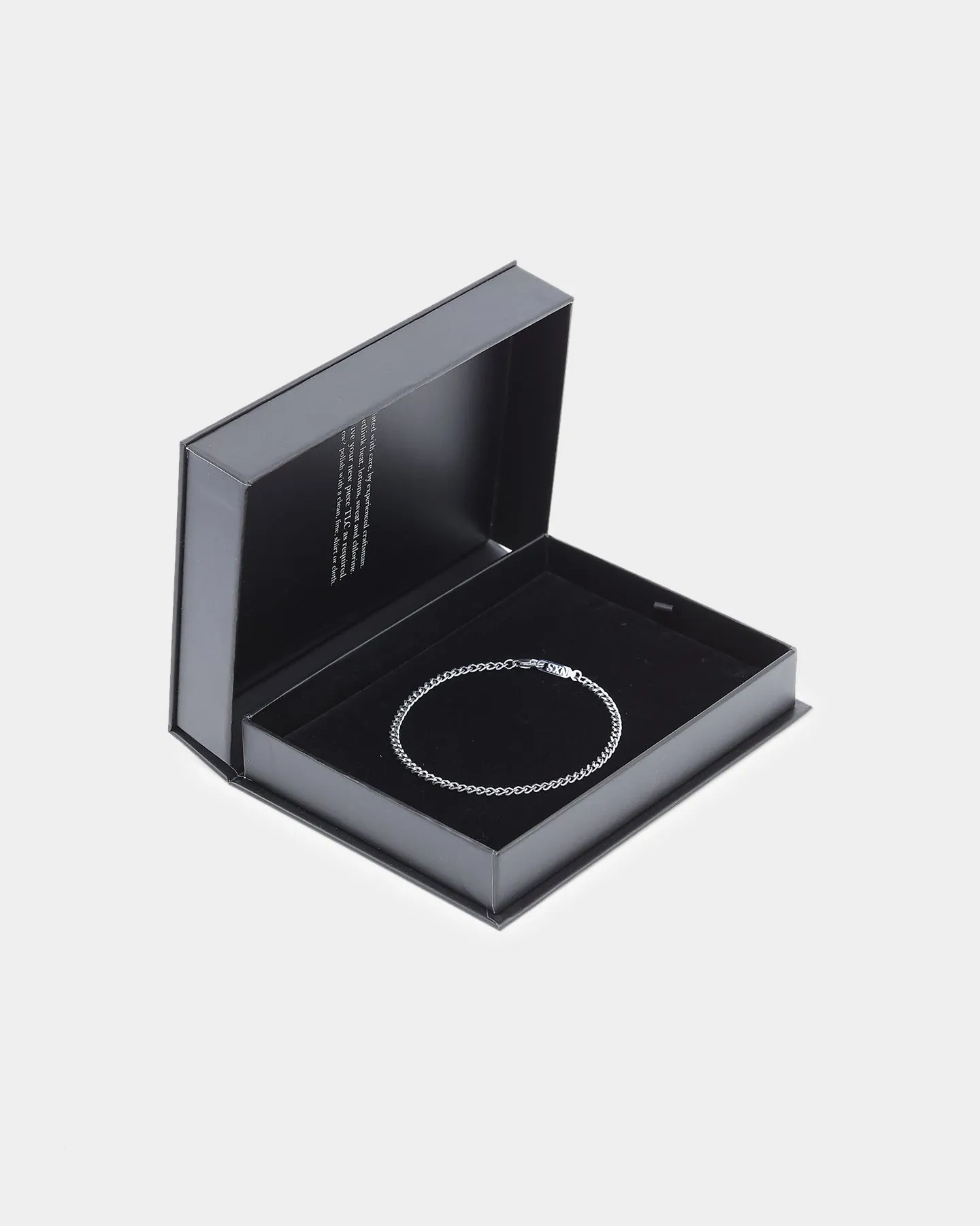 NXS 3mm Cuban Bracelet White Gold sold by Culture Kings product image thumbnail 3