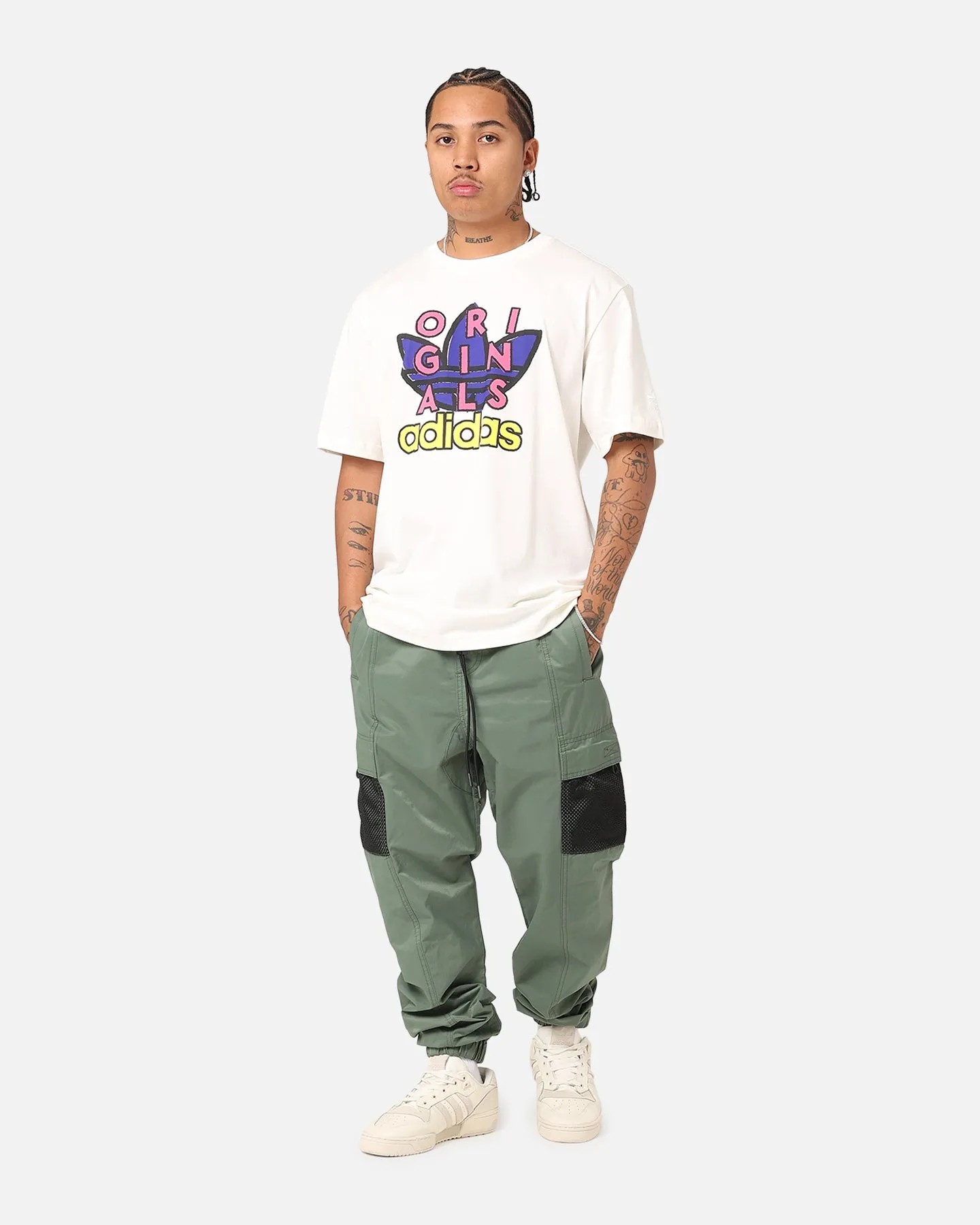 Adidas Training Supply T-Shirt Off White sold by Culture Kings product image thumbnail 2