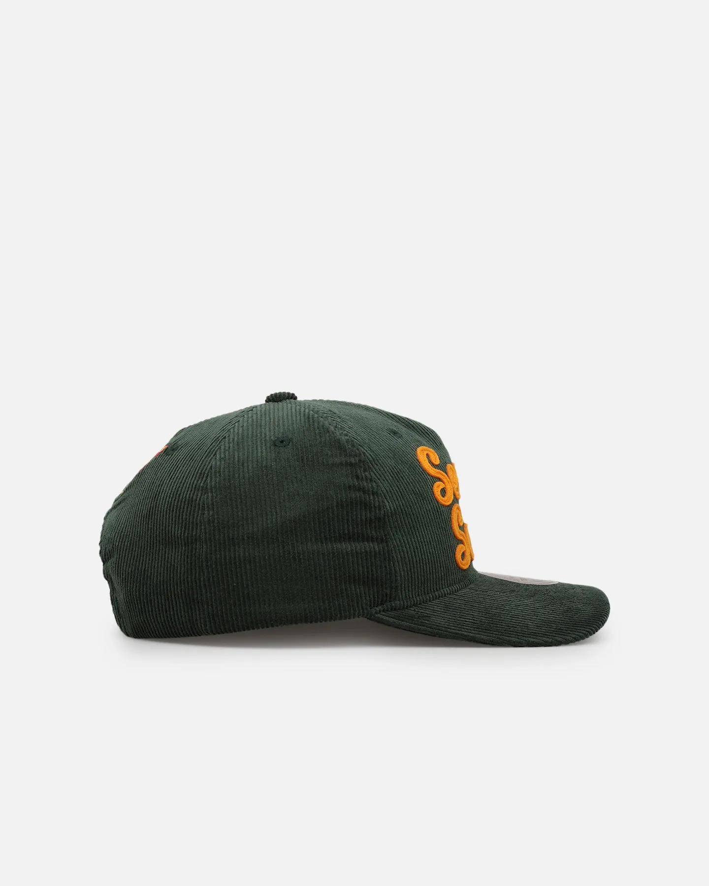 Mitchell & Ness Seattle Sonics Stack Script Corduroy Snapback Green sold by Culture Kings product image thumbnail 4