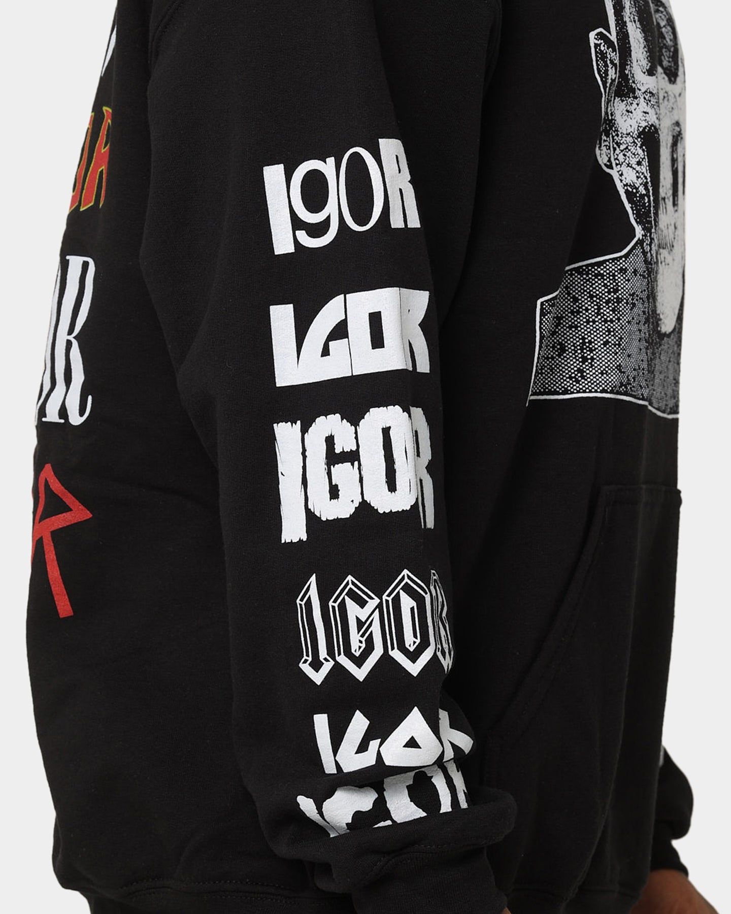 Goat Crew Stacked Logo Hoodie Black Wash sold by Culture Kings product image thumbnail 7