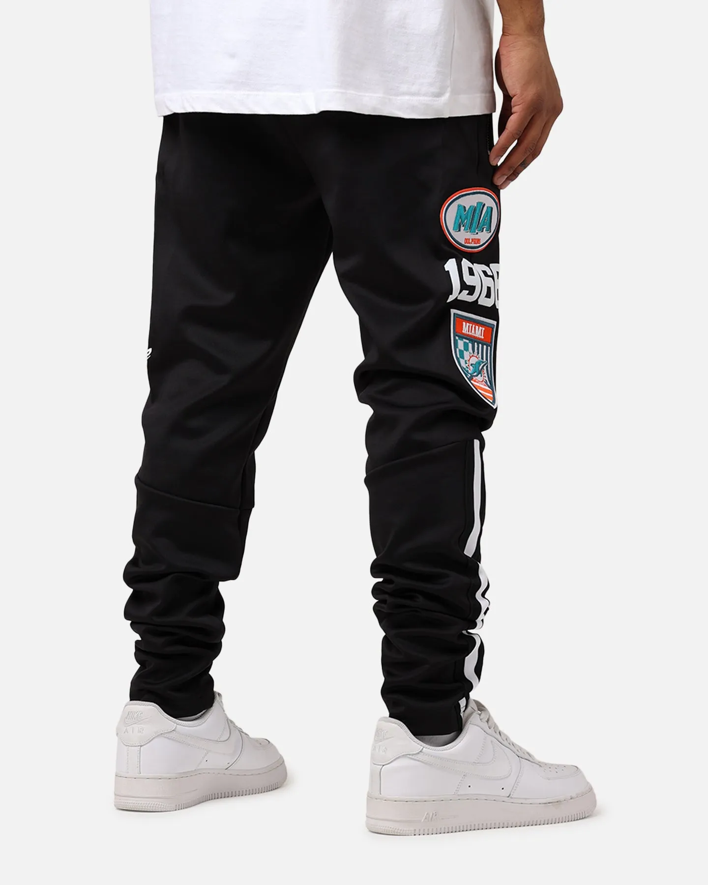 Pro Standard Miami Dolphins Fast Lane Track Pants Black sold by Culture Kings product image thumbnail 3