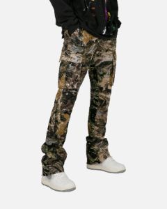 MNML Bootcut Cargo Pants Hunter Camo sold by Culture Kings