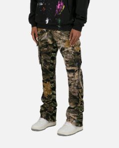 MNML Bootcut Cargo Pants Hunter Camo sold by Culture Kings