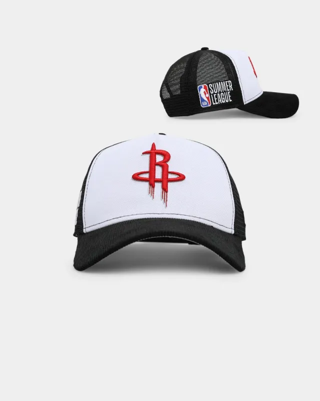 New Era Houston Rockets 'NBA Summer League' 9FORTY A-Frame Snapback Black/White sold by Culture Kings