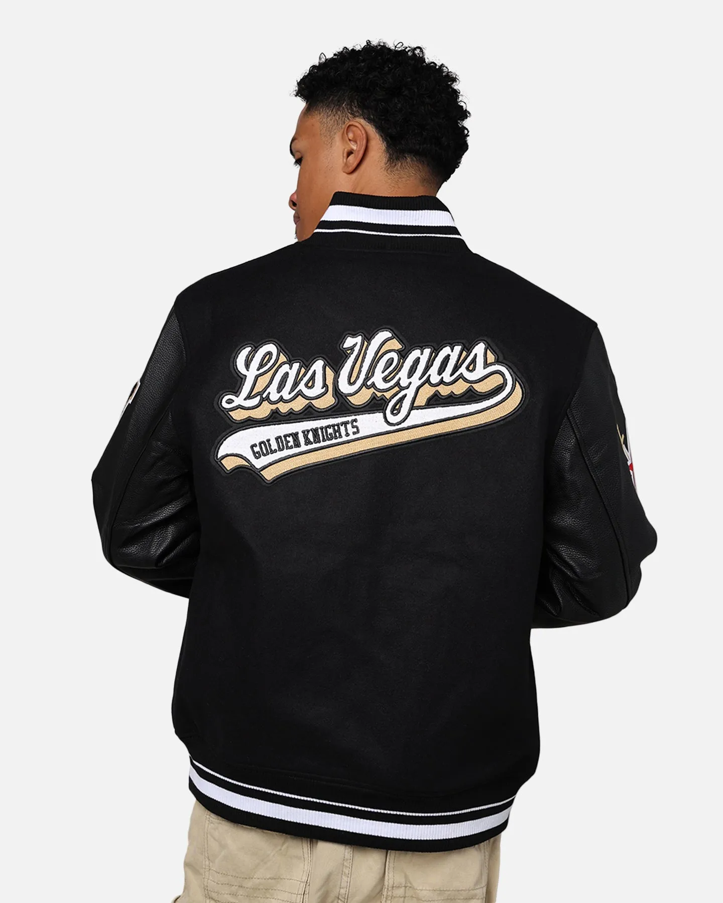 Pro Standard Vegas Golden Knights Wool Varsity Jacket Black sold by Culture Kings
