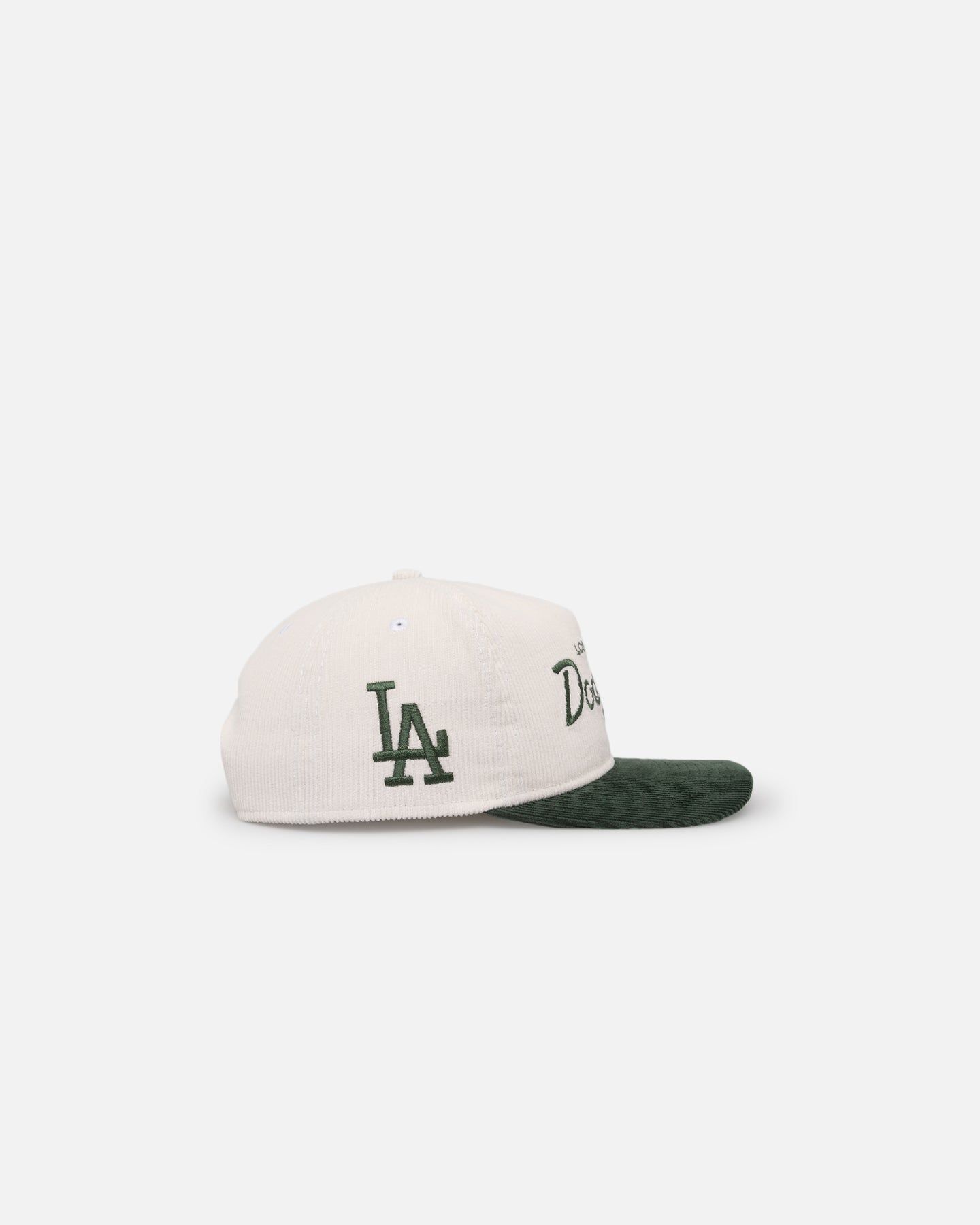 New Era Los Angeles Dodgers 'Currency Corduroy' Golfer Pre-Curved Snapback Chrome White sold by Culture Kings product image thumbnail 4