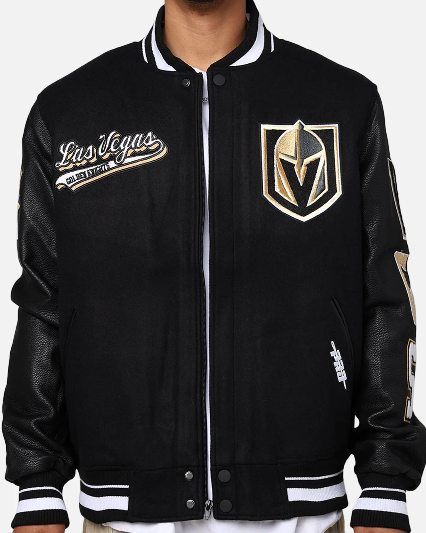 Pro Standard Vegas Golden Knights Wool Varsity Jacket Black sold by Culture Kings product image thumbnail 4