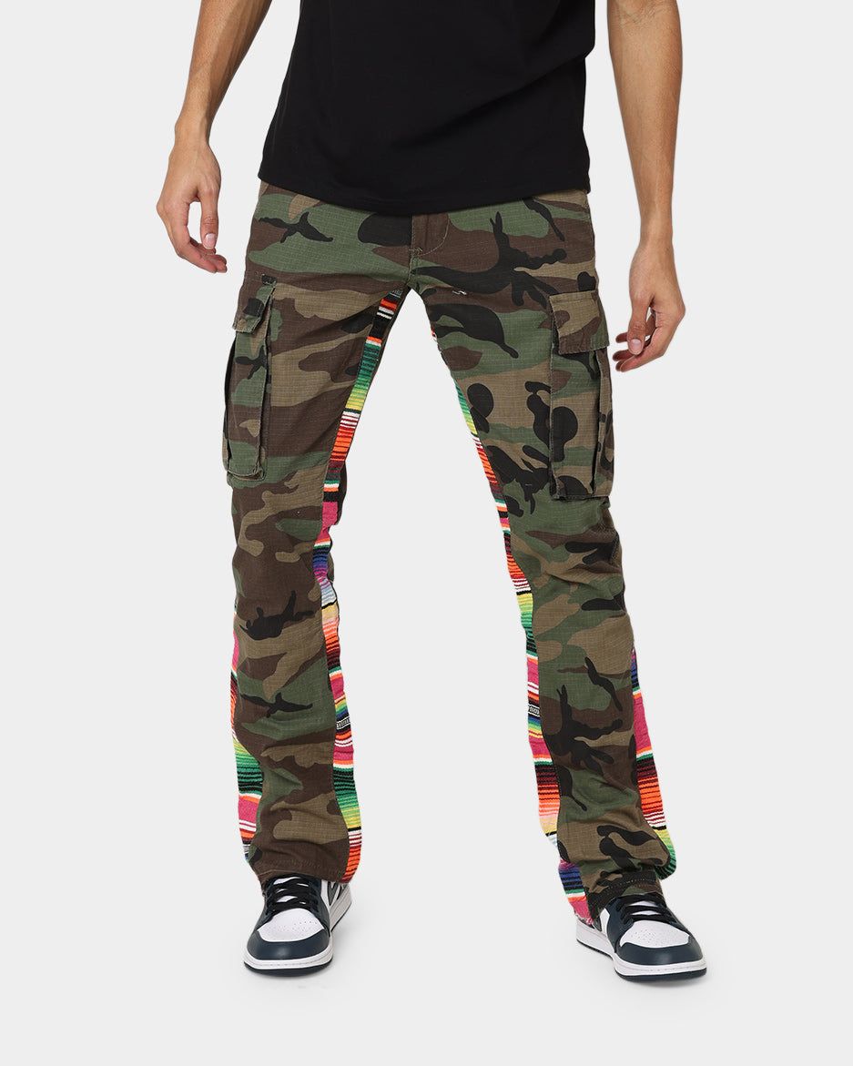 MNML Serape Bootcut Cargo Pants Camo sold by Culture Kings