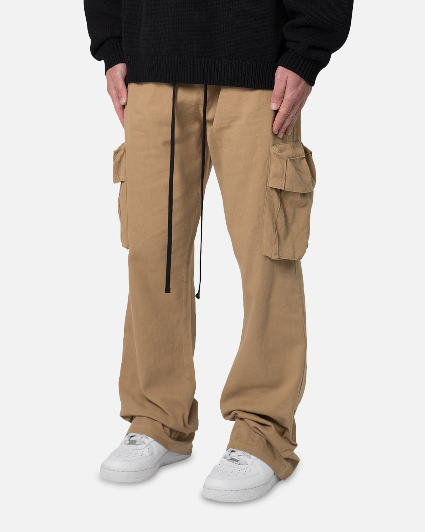 MNML Drawcord Flare Cargo Pants Khaki sold by Culture Kings product image thumbnail 2