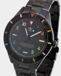 Adidas Edition Three 42MM Black/Rainbow sold by Culture Kings